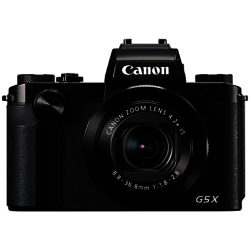 Canon PowerShot G5 X Digital Camera, 1080p, 20.2 MP, 4.2x Optical Zoom, NFC, Wi-Fi, 3 Vari-Angle Touch Screen